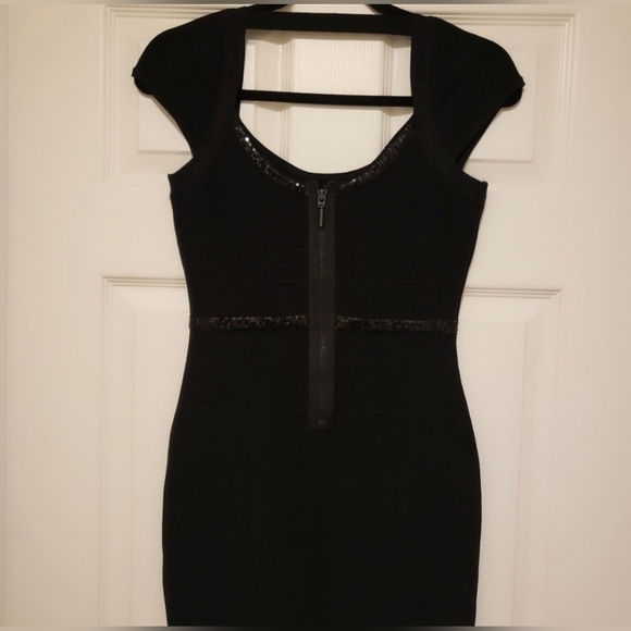 Guess black bodycon bandage dress - Picture 3 of 3